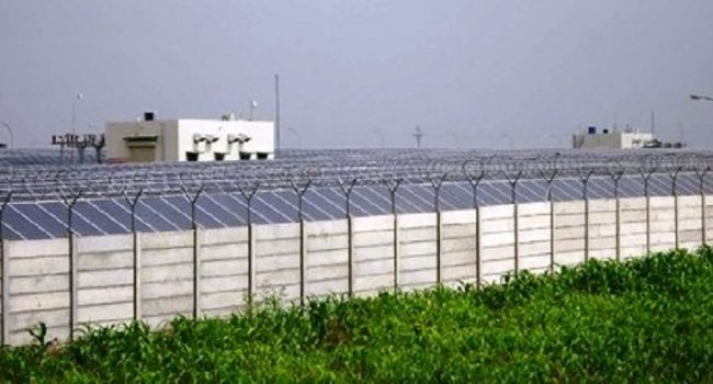 Solar Power Plant Boundary Wall in gurgaon